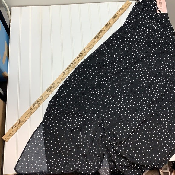 Missguided black polka dot, drape front dress NWT - Picture 14 of 16